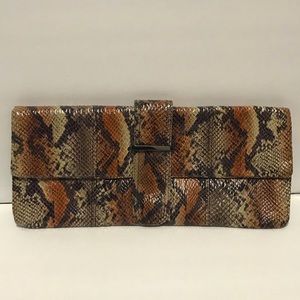 Snake print CLUTCH